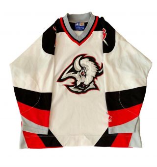 Vintage Buffalo Sabres Nhl Hockey Jersey By Starter Rare 90s L