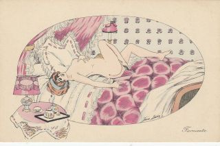 Artist Xavier Sager ; Nude Woman In Bed " Farniente ",  00 - 10s