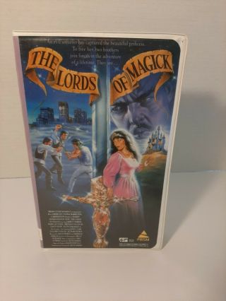 Rare Vhs The Lords Of Magick 1989 Prism Clamshell