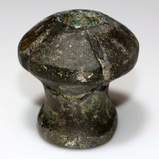 Very Rare Medieval Bronze Mace Head Circa 1400 Ad - Intact - 488 Grams
