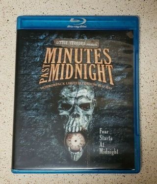 Minutes Past Midnight Blu - Ray Disc,  2016,  Horrorpack Limited Edition 7 Rare Oop