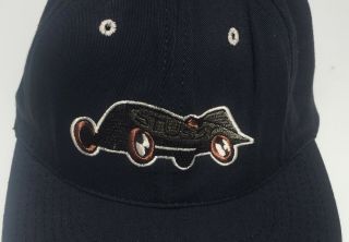 Vintage Stussy Cap Rare Race Car Logo Snap Back Hat Made in USA 2