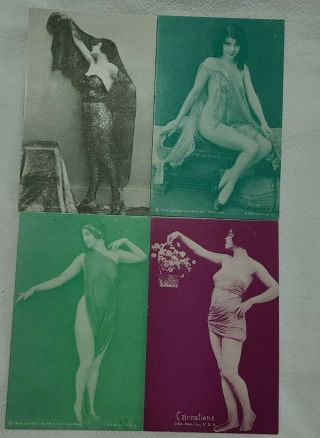Arcade Card: Exhibit Supply Co. ,  Chicago; Flapper in Lace - Pin up risque 2