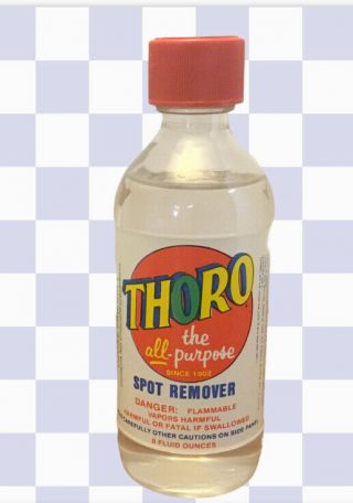 8 Oz Bottle Thoro All Purpose Spot Remover Discontinued Rare