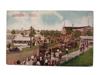 1917 Minnesota State Fair & Expo Postcard: Seventy Acres Of Machinery (mn)