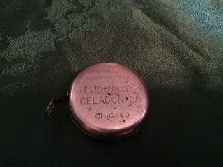 [rare] Antique Advertising Tape Measure - Ludowici Celadon Co.  Chicago - - Roofin