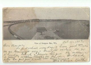 View Sturgeon Bay Wis Ws Pm 1907