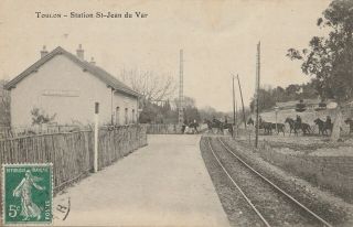 Cpa Toulon/st - Jean Du Var (83) Station