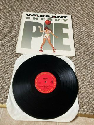 Rare Warrant Cherry Pie Record Album - Edited Version 1990