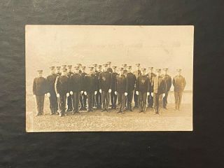 Rppc Pullman Wa Washington - W.  S.  C.  Cadet Police Officers - Burns Photo - 1909