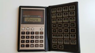 Rare Vintage Casio Fx - 114 Calculator - Solar