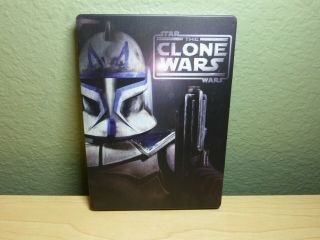 The Clone Wars Dvd Steelbook 2 Disc Set Lucasfilm Animated Dave Filoni Oop Rare