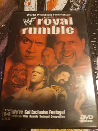 Wwf Royal Rumble 2000 Dvd Wwe Rare Vintage.