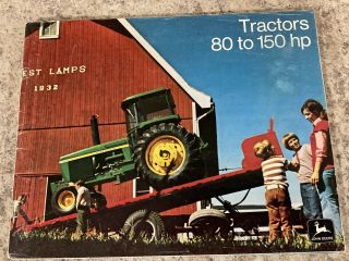 1974 John Deere 30 Series Tractor Brochure Rare