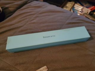 Tiffany And Co.  Silver Plated Letter Opener With Box Vintage Rare