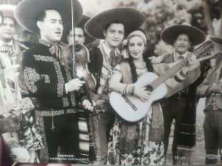 1940 Era Rppc - Mexican Image Of Mariachi Band Musicians Guitar Violin