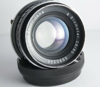 Carl Zeiss Jena Biometar 80mm F/2,  8 Lens Pentacon Six Rare Version
