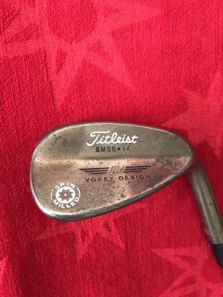 Rare Titleist Vokey Design Oil Can Finish 56 Sand Wedge,  Spin Milled Right Hand