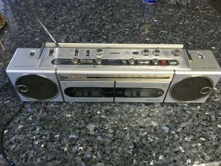 Rare Vintage Panasonic Boombox Rx - F33 Radio Cassette 1 Ghetto Blaster