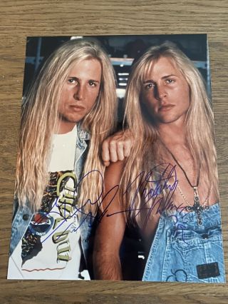 Nelson Band Signed Photo Autographed Gunnar & Matthew 8x10 Photo Rare