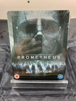 Prometheus 3d Blu - Ray Steelbook Zavvi Exclusive Uk Rare,  New/sealed