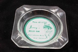 Vintage Advertising Glass Ashtray Jerry 