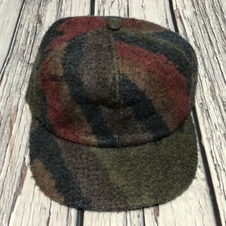 Vintage Vtg 90’s Wool Blanket Aztec Pattern Snapback Hat Made In Usa Rare