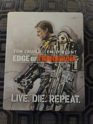 Edge Of Tomorrow Blu - Ray Target Exclusive Rare Steelbook