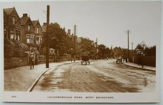 Loughborough Road,  West Bridgford.  W.  H.  S.  & Sn.  No 253.  Postcard.