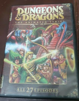 Dungeons & Dragons: The Complete Animated Series (dvd,  3 - Disc Set) Rare Oop