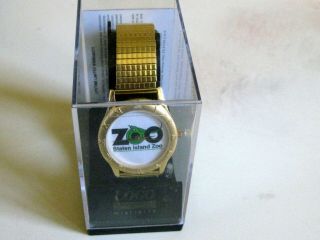 Rare Vintage Staten Island Zoo Souvenir Timepiece Watch
