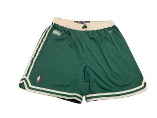 Authentic Nba Pro Cut Boston Celtics Shorts Size 40 Retro Throwback Rare Reebok