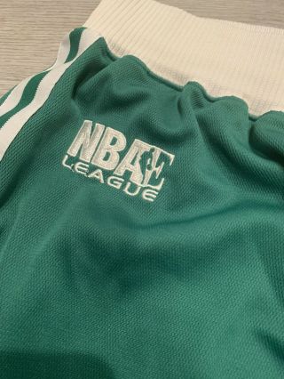 Authentic NBA Pro Cut Boston Celtics Shorts Size 40 Retro Throwback Rare Reebok 3