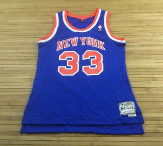Rare Womans Mitchell & Ness York Knicks Patrick Ewing Swingman Jersey Small