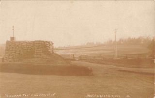 Wallingford,  Ct,  Elevated Golf Tee At Country Club,  Quimby Real Photo Pc 1907 - 20