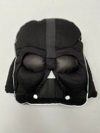 Pottery Barn Kids Darth Vader Throw Pillow Star Wars Stuffed 3d Rare Bedding Euc