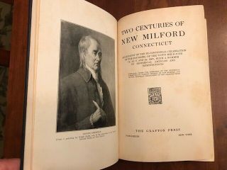 Rare 1907 Two Centuries Of Milford,  Connecticut: Town History Ct,  Grafton Pr
