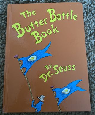 Dr Seuss 1984 Hc The Butter Battle Book: Ny Times Notable Book Of The Year Rare