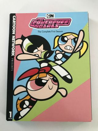 Rare The Powerpuff Girls: The Complete First Season Dvd Set Cartoon Network