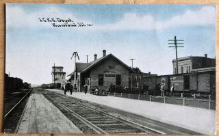 C.  U.  Williams Railroad Train Station Depot.  Rantoul,  Illinois.  Champaign County