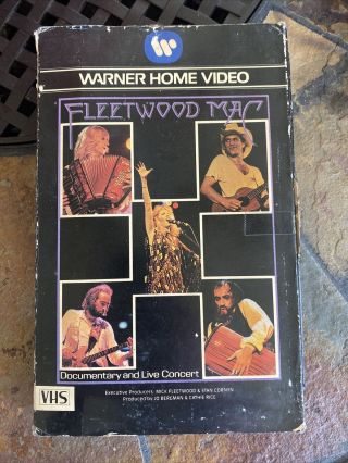 Fleetwood Mac Documentary & Live Concert Vhs Ntsc Stevie Nicks Rare Big Box