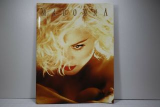 Madonna Mlvc 1990 Blond Ambition Japan World Tour Program Book Rare