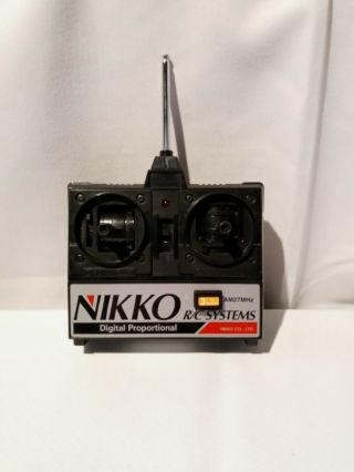 Nikko R/c Systems Am 27 Mhz Digital Proportional Remote Control 3 Tx Band Rare