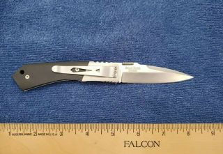 Rare Crkt Brian Tighe Design Linerlock Plain Blade Pocket Knife 8102 C248