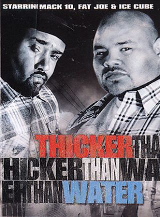 Thicker Than Water Dvd,  Mack 10 Fat Joe Ice Cube Mack 10 Region 1 Rare Oop