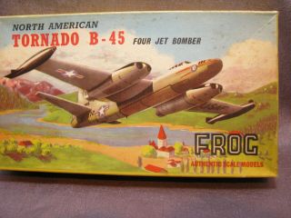 Rare Classic 1952 Frog 1/165sc 1948 Usaf North American B - 45 Tornado Jet Bomber