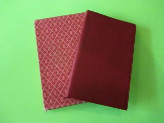 Jane Austen Pride And Prejudice Collins Red Leather Bound Slipcover 1966 Rare