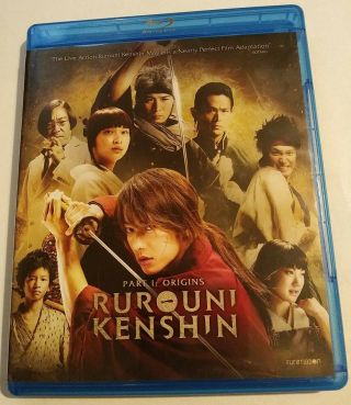 Rurouni Kenshin: Part I - Origins Blu - Ray & Dvd 2 Discs Funimation Rare Oop Htf