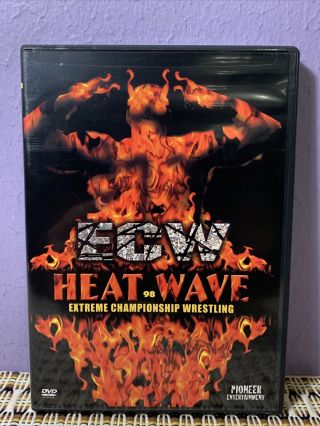 Ecw Wwe - Heatwave 98 - 1998 (dvd,  2001) Authentic Us Release Rare Oop