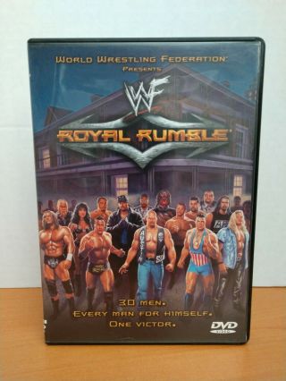 Wwf 2001 Royal Rumble Dvd - Vintage / Rare / Complete / Near